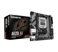 GIGABYTE A620I AX (AM5/LGA 1718/AMD/A620/Mini-ITX/DDR5/Single M.2/PCIe 4.0/USB 3.2 Gen1 Type-C/Realtek Wi-Fi 6E/Realtek 2.5GbE/Q-Flash Plus/PCIe EZ-Latch/placa base)