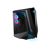 GIGABYTE AORUS C700 GLASS Caja de PC – Torre completa, compatible con hasta E-ATX y radiadores de 420 mm, 5 ventiladores de 120 mm preinstalados, USB 3.1 Tipo-C, RGB Fusion