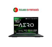 Gigabyte Aero X16 2wha3ptc65ah r9370hx 32GB SSD 1TB RTX 5070 8GB 16" W11H Teclado en portugués