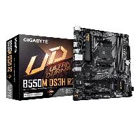 GIGABYTE B550M DS3H R2 Placa Base - Procesadores AMD Ryzen 5000, VRM de 5+3 Fases, hasta 4733 MHz DDR4 (O.C.), 1x M.2 PCIe 4.0 + 1x M.2 PCIe 3.0, LAN 1 GbE, USB 3.2 Gen 1