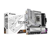 GIGABYTE AMD B650M AORUS ELITE AX ICE Placa base - AMD Ryzen serie 9000, VRM de 12+2+2 fases, hasta 8000 MHz DDR5 (OC), 1xPCIe 5.0 + 1xPCIe 4.0 M.2, 9MB65MEXI-00-10