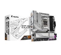 GIGABYTE AMD B650M AORUS ELITE AX ICE Placa base - AMD Ryzen serie 9000, VRM de 12+2+2 fases, hasta 8000 MHz DDR5 (OC), 1xPCIe 5.0 + 1xPCIe 4.0 M.2, 9MB65MEXI-00-10