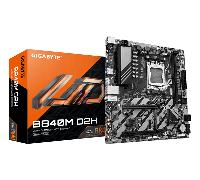 GIGABYTE B840M D2H Placa Base - Procesadores AMD Ryzen 9000, VRM de 5+2+2 Fases, hasta 7600 MHz DDR5, 1xPCIe 4.0 + 1xPCIe 3.0 M.2, LAN 2.5GbE, USB 3.2 Gen 1