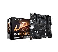 GIGABYTE Placa base A520M DS3H V2 - Soporta CPUs AMD Ryzen serie 5000 AM4, hasta 4733 MHz DDR4 (OC), PCIe 3.0 x16, LAN GbE, USB 3.2 Gen 1
