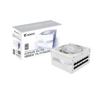 GIGABYTE AORUS Elite P1000W Ice Fuente de Alimentación - PCIe 5.0, 80 Plus Platinum, Diseño Completamente Modular, Ventilador de 120 mm, Compatible con ATX 3.0, Enchufe UE