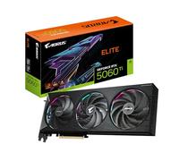 Gigabyte AORUS GeForce RTX 5060 Ti Elite 16G Tarjeta Gráfica - 16 GB GDDR7, 128 bits, PCI-E 5.0, 2722 MHz Frecuencia del núcleo, 3 x DisplayPort, 1 x HDMI, GV-N506TAORUS E-16GD