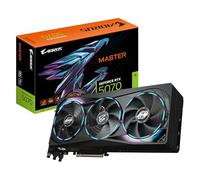 GIGABYTE AORUS GeForce RTX 5070 Master 12G Tarjeta Gráfica - 12GB GDDR7, 192 bits, PCI-E 5.0, 2715 MHz Core Clock, 3 x DP 2.1a, 1 x HDMI 2.1b, NVIDIA DLSS 4, GV-N5070AORUS M-12GD