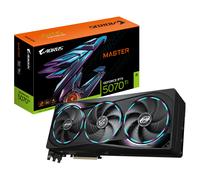 GIGABYTE AORUS GeForce RTX 5070 Ti MASTER 16G Tarjeta Gráfica - 16GB GDDR7, 256 bits, PCI-E 5.0, 2670 MHz Core Clock, 3 x DP 2.1a, 1 x HDMI 2.1b, NVIDIA DLSS 4, GV-N507TAORUS M-16GD