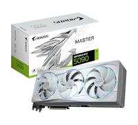GIGABYTE AORUS GeForce RTX 5090 Master Ice 32G Tarjeta Gráfica - 32GB GDDR7, 512 bits, PCI-E 5.0, 2655MHz Frecuencia Base, 3 x DP 2.1a, 1 x HDMI 2.1b, NVIDIA DLSS 4, GV-N5090AORUSM ICE-32GD