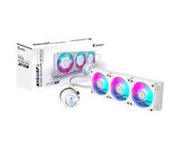 GIGABYTE AORUS WATERFORCE II 360 ICE Refrigerador de CPU líquido AIO - 3x ventiladores ARGB de 120 mm, mecanismo de conexión deslizante, DAISY-CHAIN, compatible con Intel LGA 1851 y AMD AM5