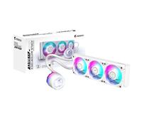 GIGABYTE AORUS WATERFORCE X II 360 Ice Refrigerador de CPU líquido AIO - 3X Ventiladores ARGB de 120 mm, Pantalla LCD a Todo Color, Daisy-Chain, Compatible con Intel LGA 1851 y AMD AM5