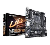 GIGABYTE B450M DS3H WiFi Placa Base - Compatible con AMD Series 5000 CPUs, up to 3600MHz DDR4 (OC), 1xPCIe M.2, WiFi 802.11ac, GbE LAN, USB 3.1 Gen 1