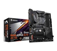 GIGABYTE B550 AORUS Elite AX V2 Placa Base - Procesadores AMD Ryzen 5000, VRM de 12+2 Fases, hasta 4733 MHz DDR4, 1xPCIe 4.0 + 1xPCIe 3.0 M.2, Wi-Fi 6E, LAN 2.5GbE, USB 3.2 Gen 2