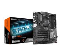 GIGABYTE B550 Eagle Placa Base - Procesadores AMD Ryzen Serie 5000 G, VRM de 10+3+1 Fases, hasta 3200 MHz DDR4, 1xPCIe 4.0 + 1xPCIe 3.0 M.2, LAN 1GbE, USB 3.2 Gen 2