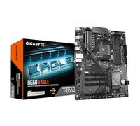 GIGABYTE B550 Eagle Placa Base - Procesadores AMD Ryzen Serie 5000 G, VRM de 10+3+1 Fases, hasta 3200 MHz DDR4, 1xPCIe 4.0 + 1xPCIe 3.0 M.2, LAN 1GbE, USB 3.2 Gen 2