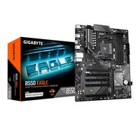 GIGABYTE B550 Eagle Placa Base - Procesadores AMD Ryzen Serie 5000 G, VRM de 10+3+1 Fases, hasta 3200 MHz DDR4, 1xPCIe 4.0 + 1xPCIe 3.0 M.2, LAN 1GbE, USB 3.2 Gen 2