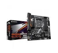 GIGABYTE B550M AORUS ELITE AX Placa base - Procesadores AMD Ryzen 5000, VRM de 5+3 fases, hasta 4733 MHz DDR4, 1xPCIe 4.0 + 1xPC