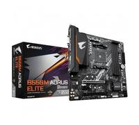GIGABYTE B550M AORUS ELITE Placa base - Procesadores AMD Ryzen 5000, VRM de 5+3 fases, hasta 4733 MHz DDR4, 1xPCIe 4.0 + 1xPCIe 3.0 M.2, LAN 1GbE, USB 3.2 Gen 1