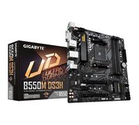 GIGABYTE B550M DS3H Placa base - Procesadores AMD Ryzen 5000, VRM de 5+3 fases, hasta 4733 MHz DDR4, 1xPCIe 4.0 + 1xPCIe 3.0 M.2, LAN 1GbE, USB 3.2 Gen 1