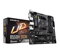GIGABYTE B550M DS3H Placa base - Procesadores AMD Ryzen 5000, VRM de 5+3 fases, hasta 4733 MHz DDR4, 1xPCIe 4.0 + 1xPCIe 3.0 M.2, LAN 1GbE, USB 3.2 Gen 1