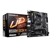 GIGABYTE B550M DS3H R2 Placa Base - Procesadores AMD Ryzen 5000, VRM de 5+3 Fases, hasta 4733 MHz DDR4 (O.C.), 1x M.2 PCIe 4.0 + 1x M.2 PCIe 3.0, LAN 1 GbE, USB 3.2 Gen 1