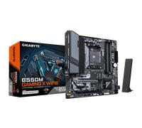 GIGABYTE B550M Gaming X WIFI6 Placa Base - Procesadores AMD Ryzen 5000, VRM de 5+3 Fases, hasta 3200 MHz DDR4, 1x M.2 PCIe 4.0 + 1x M.2 PCIe 3.0, Wi-Fi 6, LAN 1 GbE, USB 3.2 Gen 1