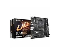 GIGABYTE B550M K Placa base - Procesadores AMD Ryzen 5000, hasta 4733 MHz DDR4, 1xPCIe 4.0 + 1xPCIe 3.0 M.2, LAN 1GbE, USB 3.2 Gen 1