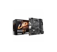 GIGABYTE B550M K Placa base - Procesadores AMD Ryzen 5000, hasta 4733 MHz DDR4, 1xPCIe 4.0 + 1xPCIe 3.0 M.2, LAN 1GbE, USB 3.2 Gen 1