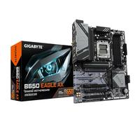 GIGABYTE B650 EAGLE AX Placa base - AMD Ryzen serie 9000, VRM de 12+2+2 fases, hasta 7600 MHz DDR5 (OC), 1xPCIe 5.0 + 2xPCIe 4.0 M.2, LAN GbE, WIFI 6E, USB 3.2 Gen 2