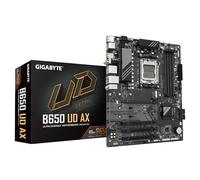 GIGABYTE B650 UD AX Placa Base - Compatible con CPUs AMD Ryzen Serie 9000, VRM de 6+2+2 fases, hasta 7600MHz DDR5 (OC), 1x PCIe 5.0 + 2x PCIe 4.0 M.2, LAN GbE, Wi-Fi 6, USB 3.2 Gen 2