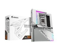 GIGABYTE B650E AORUS Stealth Ice - Conector Trasero de Placa Blanca Compatible con procesadores AMD Ryzen Serie 9000/8000/7000, Socket AM5 DDR5 ATX B650E A Stealth Ice MB6539