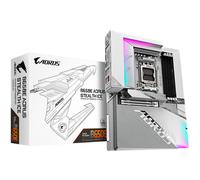 GIGABYTE B650E AORUS Stealth Ice Placa Base - AMD Ryzen Serie 9000, VRM de 12+2+2 Fases, hasta 8000 MHz DDR5 (OC), 1xPCIe 5.0 + 2xPCIe 4.0 M.2, LAN 2,5 GbE, WiFi 7, USB 3.2 Gen 2x2