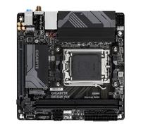 GIGABYTE - B650I AX Placa base - AMD Ryzen serie 9000, VRM de 5+2+1 fases, hasta 6400 MHz DDR5 (OC), 1xPCIe 4.0 M.2, LAN 2,5 GbE