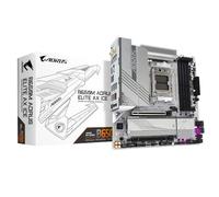 GIGABYTE B650M AORUS ELITE AX ICE Placa base - AMD Ryzen serie 9000, VRM de 12+2+2 fases, hasta 8000 MHz DDR5 (OC), 1xPCIe 5.0 + 1xPCIe 4.0 M.2, LAN 2,5 GbE, WIFI 6E, USB 3.2 Gen 2x2