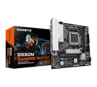GIGABYTE B650M Gaming WIFI6E Placa Base - Procesadores AMD Ryzen Serie 9000, VRM de 5+2+2 Fases, hasta 6400 MHz DDR5 (OC), 1xPCIe 4.0 M.2, LAN 2.5 GbE, WiFi 6E, USB 3.2 Gen 1