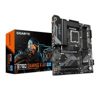 GIGABYTE B760 GAMING X AX Placa Base - Compatible con procesadores Intel Core de 14ª generación, VRM digital de 8+1+1 fases, hasta 7600MHz DDR5 (OC), 3x PCIe 4.0 M.2, Wi-Fi 6E, 2.5GbE LAN