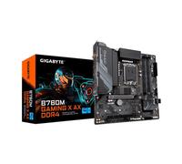 GIGABYTE B760M GAMING X AX DDR4 Placa Base - Compatible con procesadores Intel Core de 14ª generación, VRM digital de 8+1+1 fases, hasta 5333MHz DDR4 (OC), 2x PCIe 4.0 M.2, Wi-Fi 6E, LAN 2.5GbE, USB 3.2 Gen 2