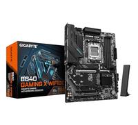 GIGABYTE B840 Gaming X WIFI6E Placa Base - Procesadores AMD Ryzen 9000, VRM de 12+2+2 Fases, hasta 7600MHz DDR5(O.C), 2xPCIe 4.0 + 1xPCIe 3.0 M.2, Wi-Fi 6E, LAN 2.5GbE, USB 3.2 Gen 2
