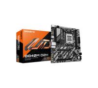 GIGABYTE B840M D2H Placa Base - Procesadores AMD Ryzen 9000, VRM de 5+2+2 Fases, hasta 7600 MHz DDR5, 1xPCIe 4.0 + 1xPCIe 3.0 M.2, LAN 2.5GbE, USB 3.2 Gen 1