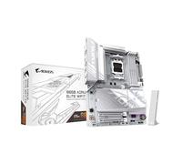 GIGABYTE B850 AORUS Elite WIFI7 Ice - Placa Base AMD AM5 LGA 1718, ATX, DDR5, 3X M.2, PCIe 5.0, USB-C, WIFI7, LAN de 2.5 GbE, EZ-Latch