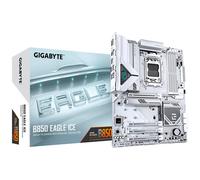 GIGABYTE B850 Eagle Ice Placa Base - Procesadores AMD Ryzen Serie 9000, VRM Digital de 8+2+2 Fases, hasta 8200 MHz DDR5 (O.C), 1 x M.2 PCIe 5.0 + 2 x M.2 PCIe 4.0, LAN 2.5 GbE, USB 3.2 Gen 2