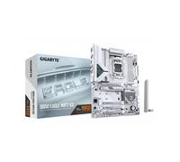 GIGABYTE B850 Eagle WIFI7 Ice Placa Base - Procesadores AMD Ryzen Serie 9000, VRM Digital de 8+2+2 Fases, hasta 8200 MHz DDR5 (O.C.), 1x M.2 PCIe 5.0 + 2X M.2 PCIe 4.0, Wi-Fi 7, LAN 2.5 GbE