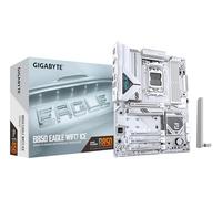 GIGABYTE B850 Eagle WIFI7 Ice Placa Base - Procesadores AMD Ryzen Serie 9000, VRM Digital de 8+2+2 Fases, hasta 8200 MHz DDR5 (O.C.), 1x M.2 PCIe 5.0 + 2X M.2 PCIe 4.0, Wi-Fi 7, LAN 2.5 GbE