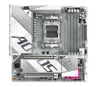 GIGABYTE B850M AORUS Elite WIFI6E Ice Placa Base - Procesadores AMD Ryzen Serie 9000, 12+2+1 Fases VRM Digitales, hasta 8200MHz DDR5 (OC), 1xPCIe 5.0 + 1xPCIe 4.0 M.2, LAN 2.5, WiFi 7, USB 3.2 Gen 2