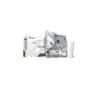 GIGABYTE B850M AORUS ELITE WIFI6E ICE Placa Base - Procesadores AMD Ryzen Serie 9000, 12+2+1 fases VRM digitales, hasta 8200MHz DDR5 (OC), 1xPCIe 5.0 + 1xPCIe 4.0 M.2, LAN 2.5, WIFI 7, USB 3.2 Gen 2