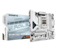 GIGABYTE B850M Eagle WIFI6E Ice Placa Base - Procesadores AMD Ryzen Serie 9000, VRM Digital de 8+2+2 Fases, hasta 8200 MHz DDR5 (OC), 1 x M.2 PCIe 5.0 + 1 x PCIe 4.0, Wi-Fi 6E, LAN 2.5 GbE
