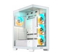 Gigabyte C500 Panoramic Stealth ATX Mid Tower - Carcasa de PC de Vidrio Templado RGB Fusion - Negro - GB-C500P ST