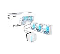 GIGABYTE Eagle 360 Ice Refrigeración Líquida para CPU - 3x120mm Ventiladores ARGB, Pantalla LCD a Color, Daisy-Chain, Compatible con Intel LGA 1851 y AMD AM5