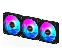 GIGABYTE ECFAN1203 - Ventilador de refrigeración de PC de 120 mm, alto flujo de aire y funcionamiento silencioso, rodamiento de manga duradero, compatible con ranuras de ventilador estándar de 120 mm
