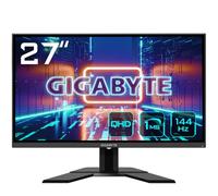 GIGABYTE G27Q 27" Monitor de Juego QHD - 2560 x 1440, 144Hz, 1ms, 350 cd/m², FreeSync Premium, Display HDR400, HDMI 2.0, Displayport 1.2